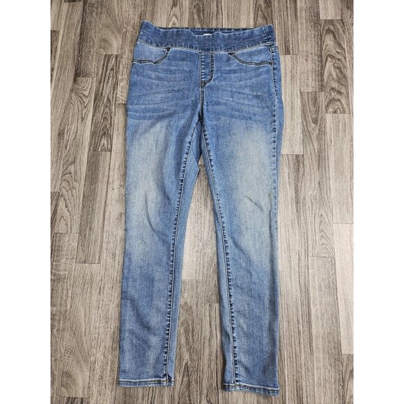 (3/$35) Westport Jeans Womens 10 Light Wash Blue Pull-On Jegging Skinny Denim - Picture 1 of 10